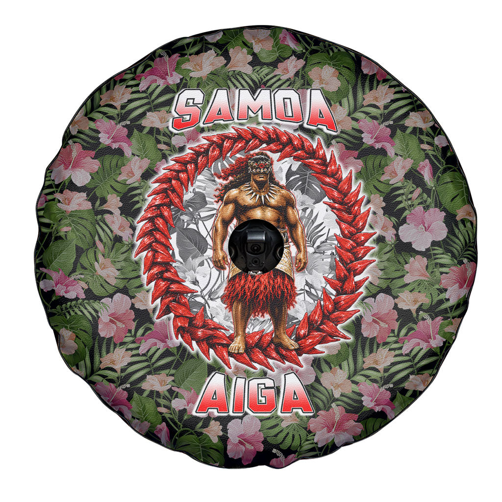 Samoa Aiga Polynesian Spare Tire Cover Tropical Floral Hibiscus Pattern Island Heritage TS04 - Polynesian Pride