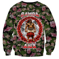 Samoa Aiga Polynesian Sweatshirt Tropical Floral Hibiscus Pattern Island Heritage TS04 - Polynesian Pride