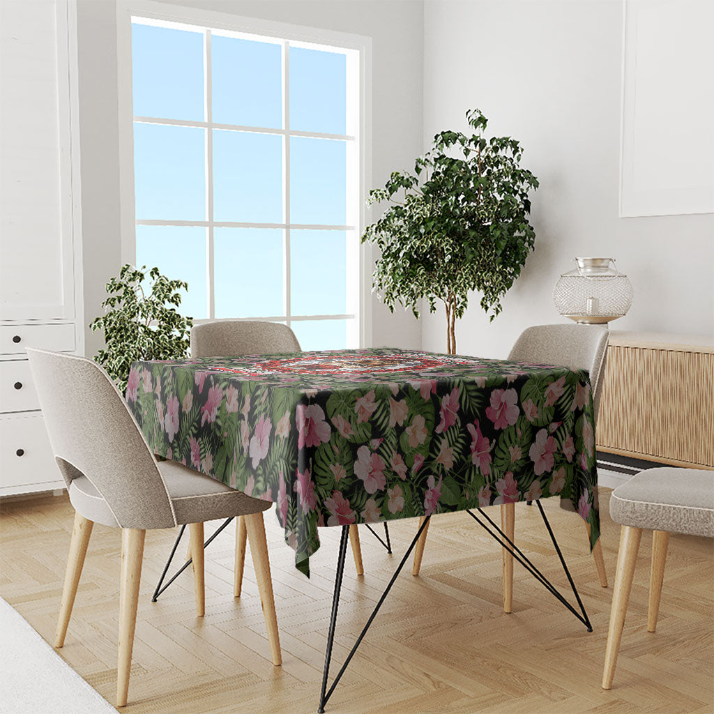 Samoa Aiga Polynesian Tablecloth Tropical Floral Hibiscus Pattern Island Heritage TS04 - Polynesian Pride