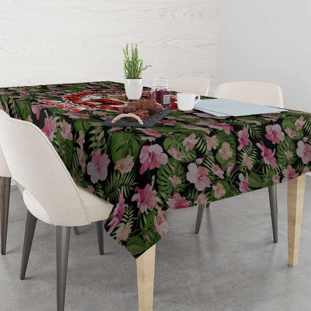 Samoa Aiga Polynesian Tablecloth Tropical Floral Hibiscus Pattern Island Heritage TS04 - Polynesian Pride