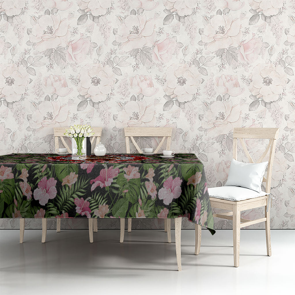 Samoa Aiga Polynesian Tablecloth Tropical Floral Hibiscus Pattern Island Heritage TS04 - Polynesian Pride