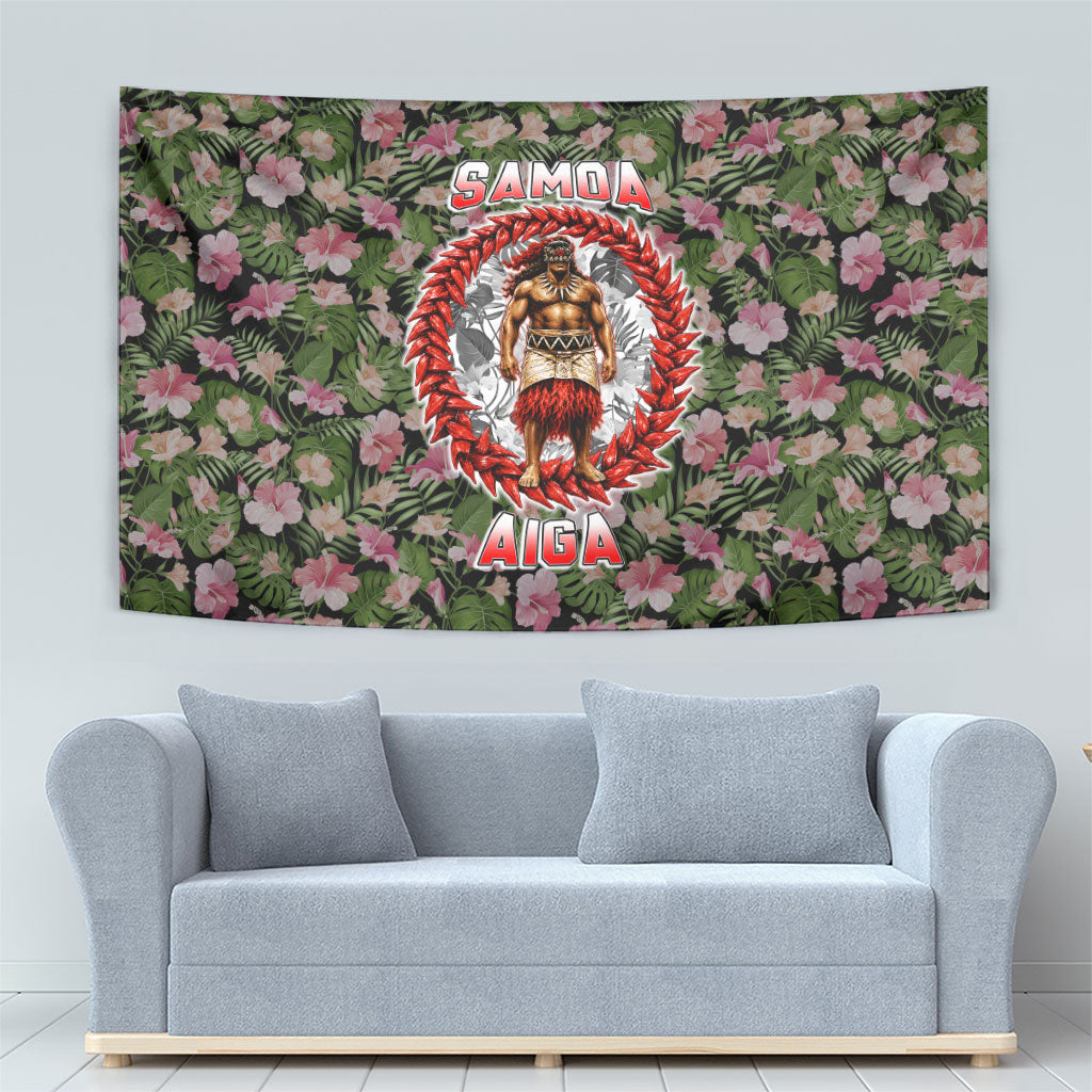 Samoa Aiga Polynesian Tapestry Tropical Floral Hibiscus Pattern Island Heritage TS04 - Polynesian Pride