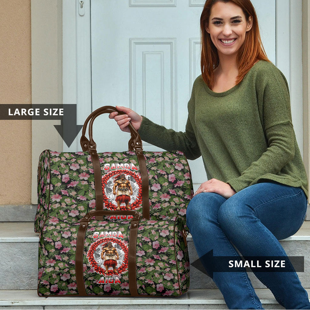 Samoa Aiga Polynesian Travel Bag Tropical Floral Hibiscus Pattern Island Heritage TS04 - Polynesian Pride