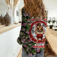 Samoa Aiga Polynesian Women Casual Shirt Tropical Floral Hibiscus Pattern Island Heritage TS04 - Polynesian Pride