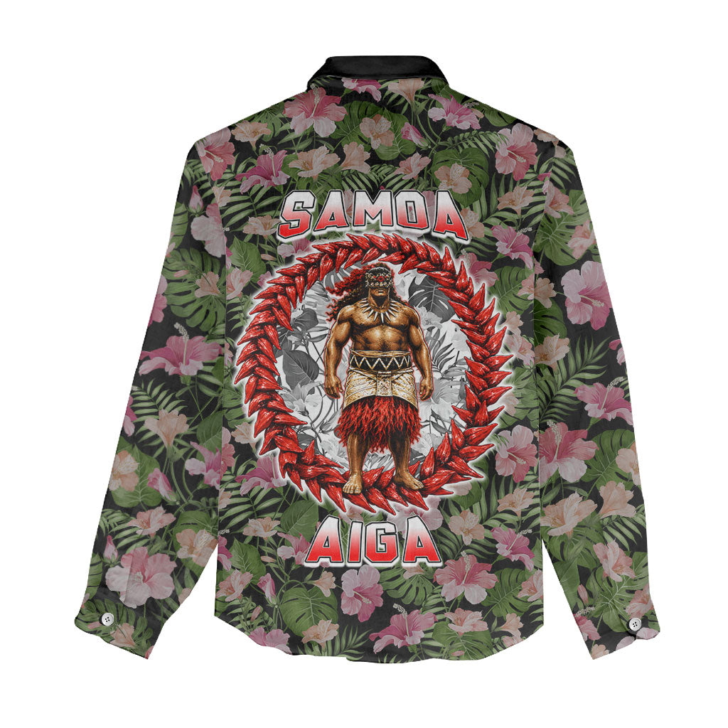 Samoa Aiga Polynesian Women Casual Shirt Tropical Floral Hibiscus Pattern Island Heritage TS04 - Polynesian Pride