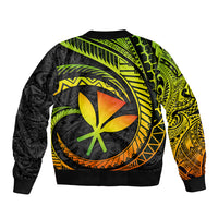 Hawaii Kanaka Maoli Bomber Jacket Polynesian Tornado Infusion Gradient TS04 - Polynesian Pride