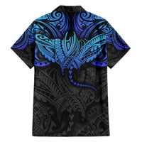 Polynesian Ray Pattern Family Matching Long Sleeve Bodycon Dress and Hawaiian Shirt TS04 - Polynesian Pride