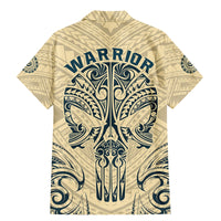 Polynesian Family Matching Mermaid Dress and Hawaiian Shirt Warrior Skull with Tribal Patterns Tattoo Design TS04 - Polynesian Pride