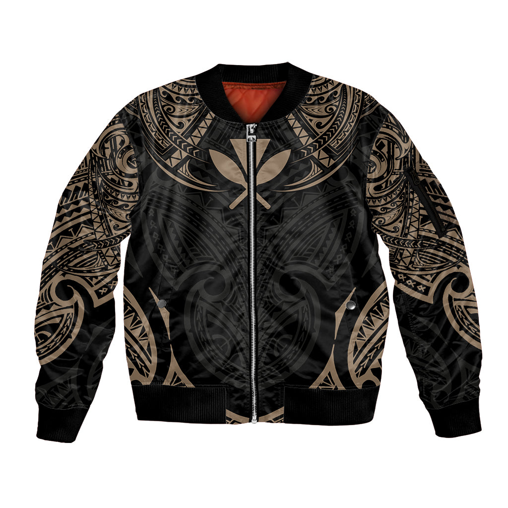 Polynesian Hawaii Tattoo Sleeve Zip Bomber Jacket TS04 Unisex Multicolor - Polynesian Pride