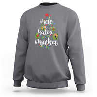 Mele Kalikimaka Hawaiian Christmas Tree Sweatshirt TS09 Charcoal - Polynesian Pride