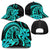 Turquoise New Zealand Mangopare Baseball Net Cap Aotearoa Maori Koru Style - Polynesian Pride