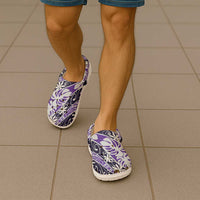 Vareau Tahiti Tiare Monstera Clogs Shoes Polynesian Pattern Curve Style - Polynesian Pride