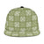 Vesuvian Green Palaka Quilt Hawaii Snapback Cap Traditional Hawaii-plaid Pattern - Polynesian Pride
