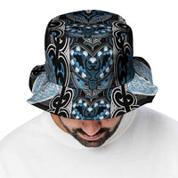 World Cricket New Zealand Bucket Hat Kia kaha nga Potae Pango LT9 - Polynesian Pride