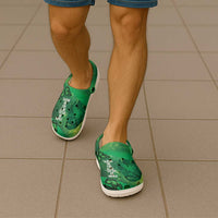 World Mental Health Awareness Month Clogs Shoes Warriors Brave Strong Galaxy Vibes - Polynesian Pride