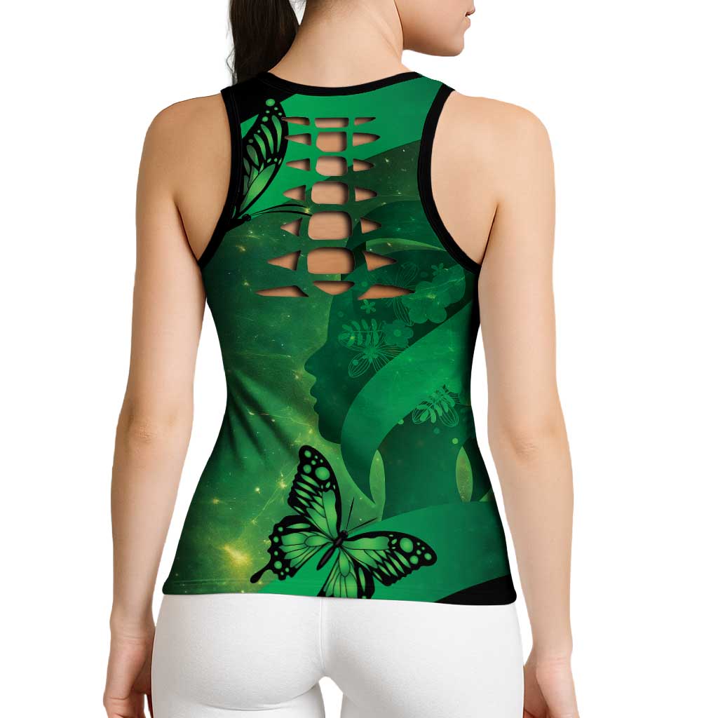 World Mental Health Awareness Month Hollow Tank Top Warriors Brave Strong Galaxy Vibes - Polynesian Pride