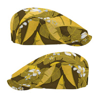 Yellow Banana Leaf Hawaii Jeff Hat Lau Maia Plumeria Tropical Summer Vibes