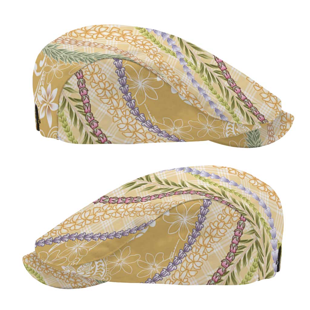 Yellow Palaka Hawaii Leis Jeff Hat Hawaiian-plaid Elegant Tropical Vibes - Polynesian Pride