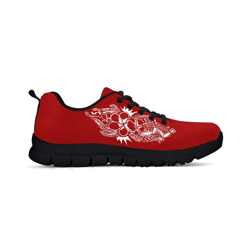 Hawaii Sneakers - Ohana Tiare Red Version - A0 - Polynesian Pride