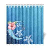 Blue Moon Shower Curtain - Polynesian Pride