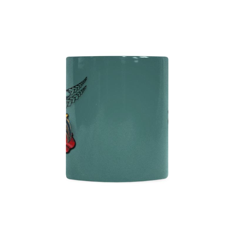 Cook Island White Mugs Turtle - Polynesian Pride