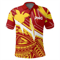 Papua New Guinea Polo Shirt PNG 2021 Polo Shirt Unisex Red - Polynesian Pride