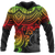 Vanuatu Polynesian Hoodie Reggae Turtle Unisex RED - Polynesian Pride