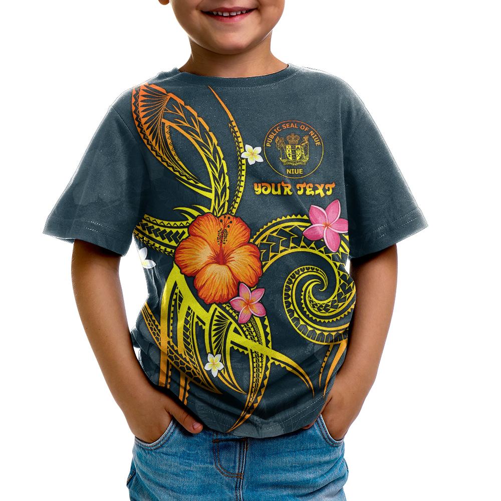 Niue Polynesian Custom T Shirt Legend of Niue (Blue) - Polynesian Pride