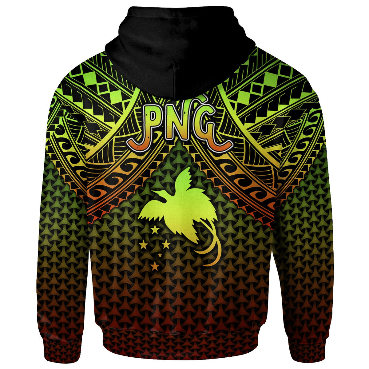 Polynesian Papua New Guinea Hoodie Reggae Vintage Polynesian Patterns - Polynesian Pride