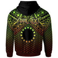 Polynesian Cook Islands Custom Zip up Hoodie Reggae Vintage Polynesian Patterns - Polynesian Pride