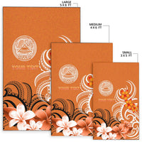 Custom American Samoa Personalised Area Rug - American Samoa Spirit - Polynesian Pride