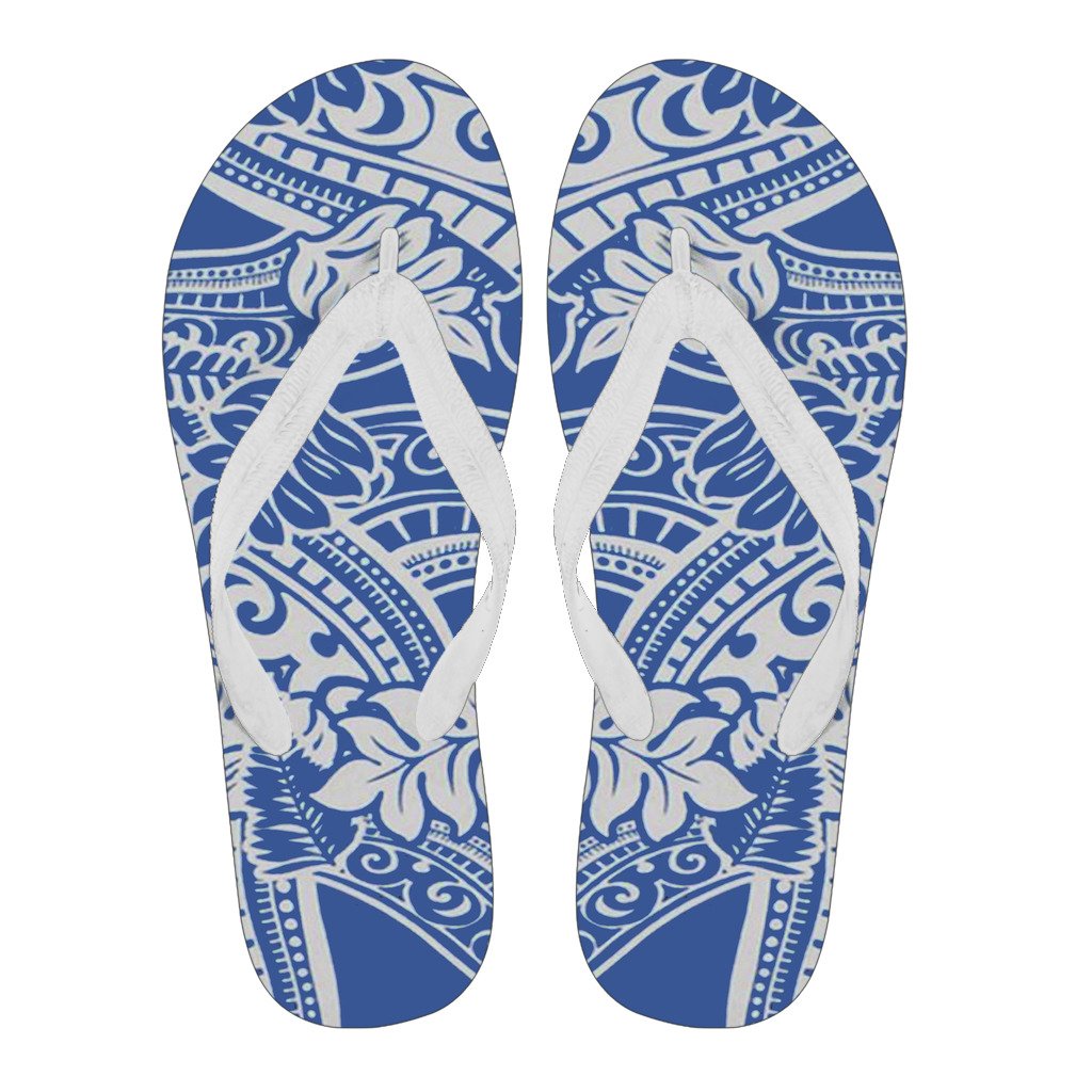 Polynesian 47 Flip Flops Men White - Polynesian Pride