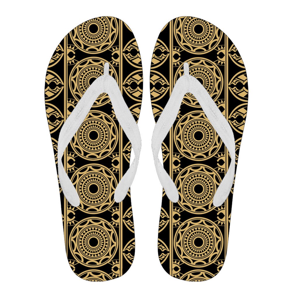 Polynesian 35 Flip Flops Men White - Polynesian Pride