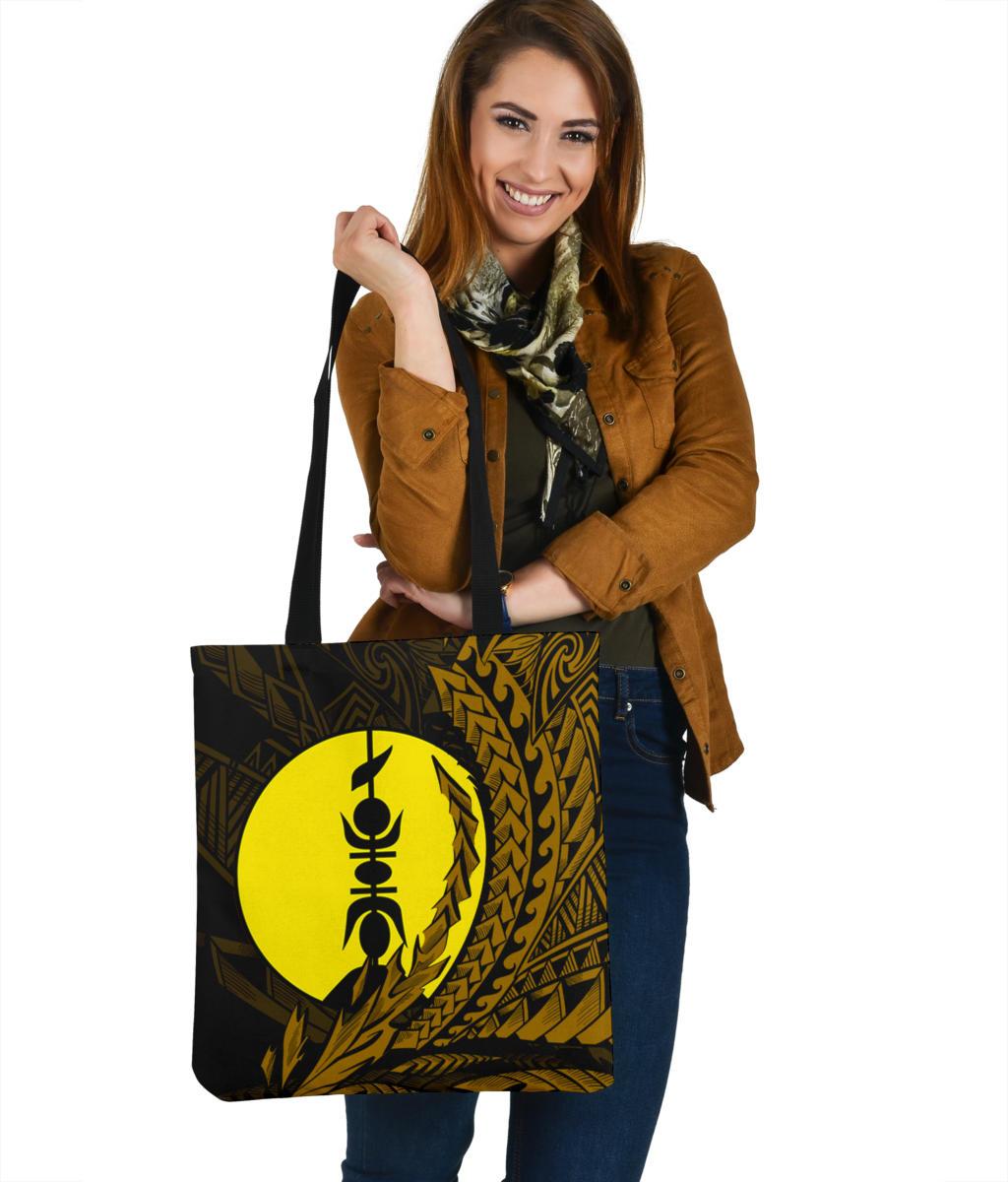 New Caledonia Tote Bag - Wings Style Tote Bag One Size Black - Polynesian Pride