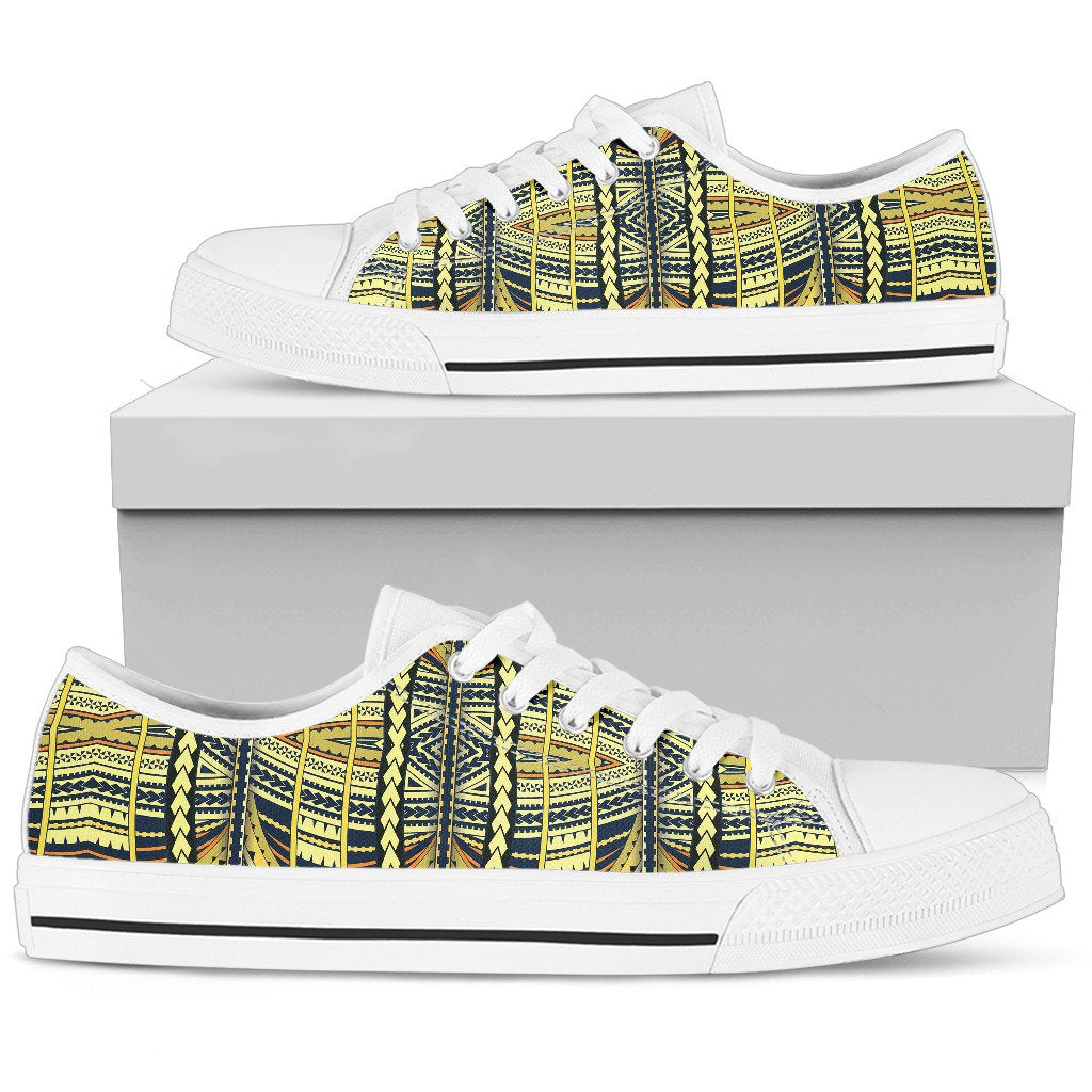 Polynesian High Top Shoe Yellow - Polynesian Pride