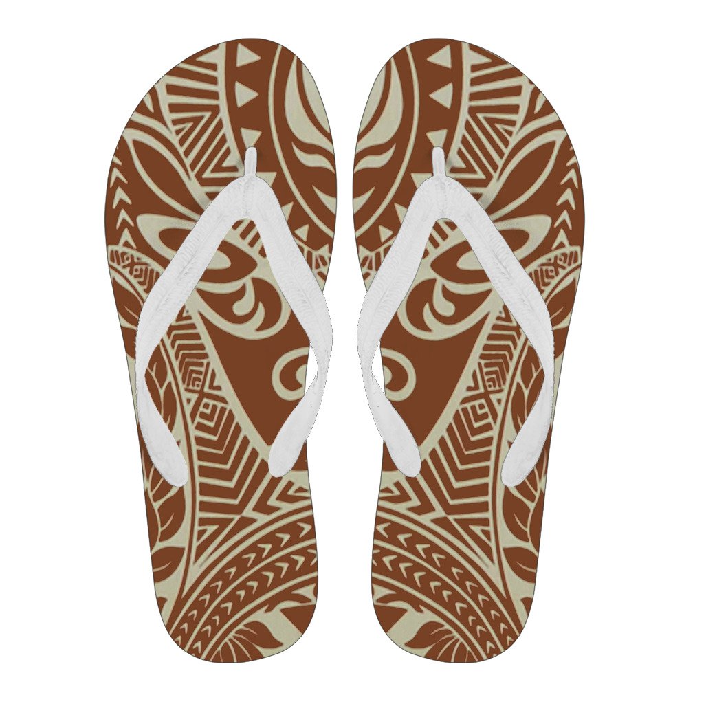 Polynesian 41 Flip Flops Women White - Polynesian Pride