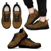 Polynesian Sneakers - Polynesian Tattoo Style - 17 Unisex Black - Polynesian Pride