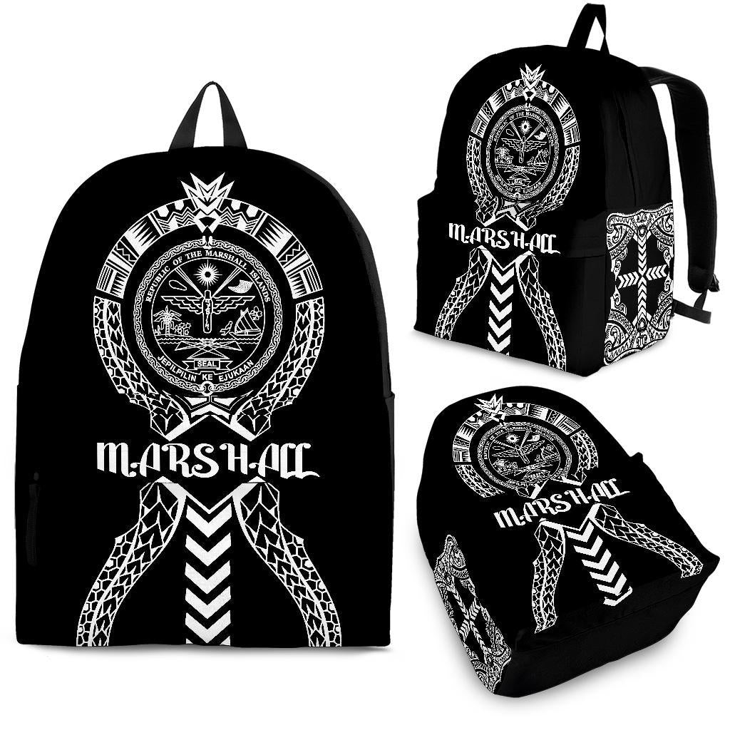 Marshall Islands Backpack - Micronesian Tribal One Style White - Polynesian Pride