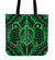 Polynesian Turtle Tote Bag (Green) A6 Tote Bag One Size Green - Polynesian Pride