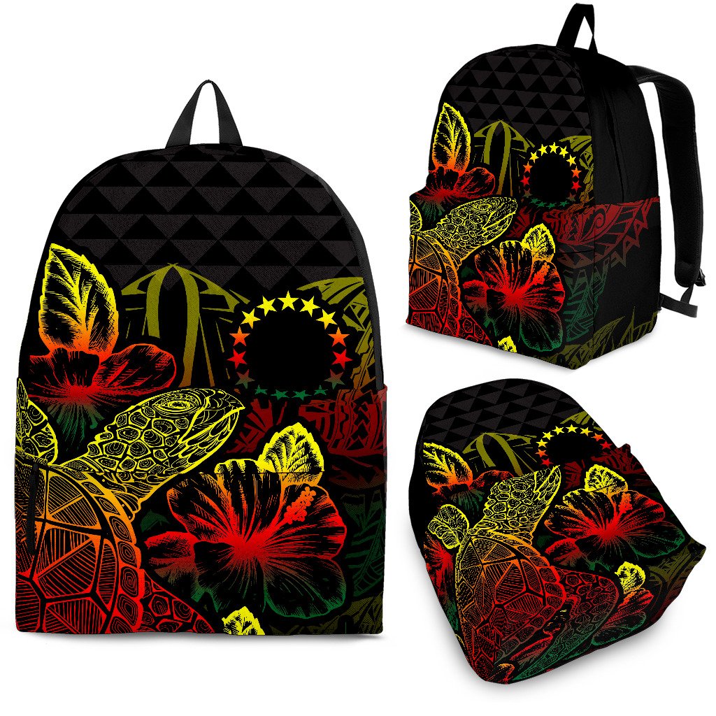 Cook Islands Polynesian Backpack Turtle Hibiscus Reggae Reggae - Polynesian Pride