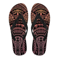 Polynesian 03 Flip Flops Women Black - Polynesian Pride