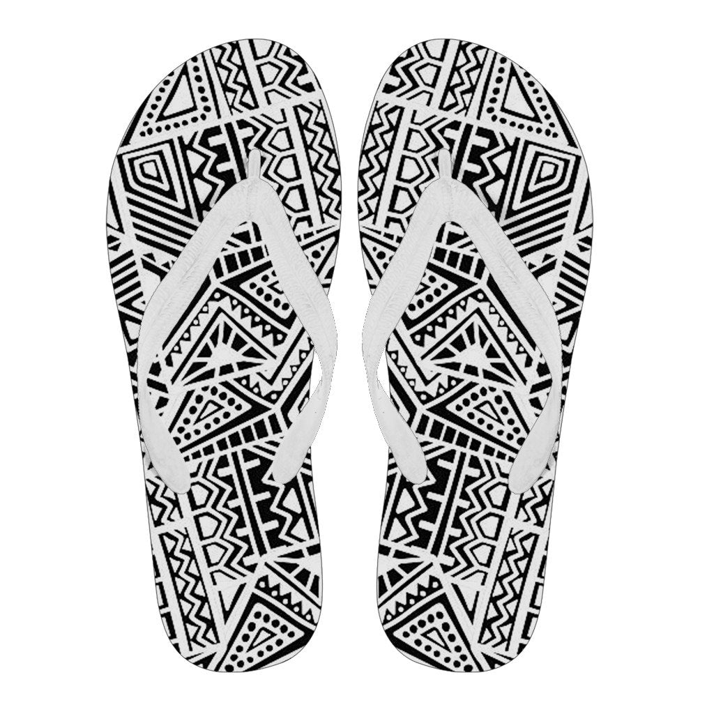 Polynesian 11 Flip Flops Men White - Polynesian Pride