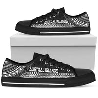 Austral Islands Low Top Shoes - Polynesian Black Chief Version - Polynesian Pride