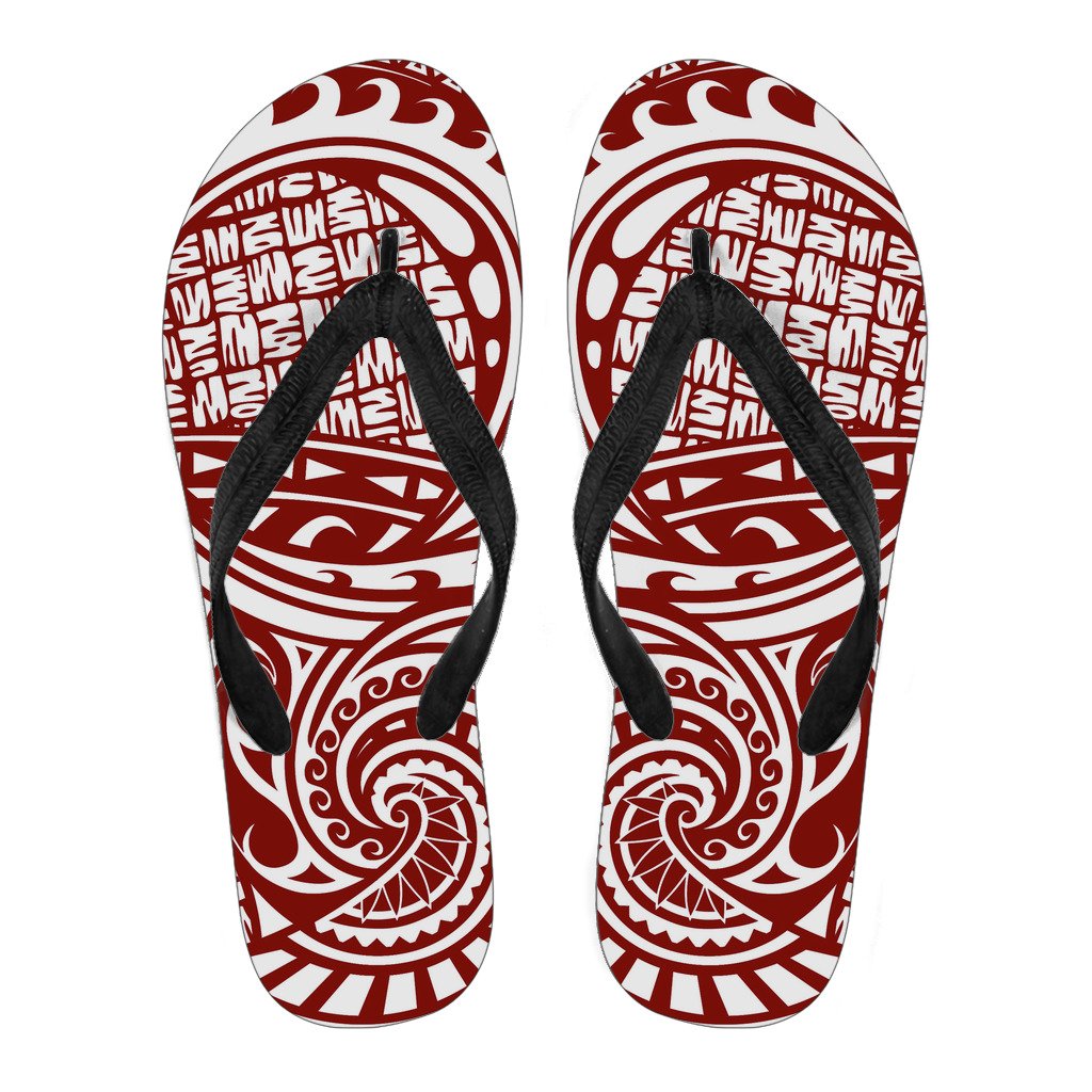 Polynesian 02 Flip Flops Men Black - Polynesian Pride