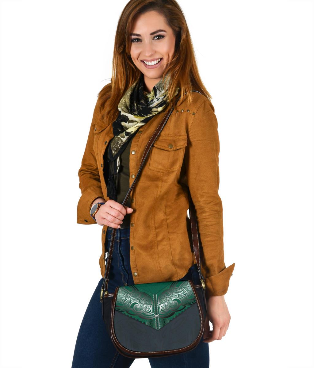 Koru Polynesian Tattoo Saddle Bag - Polynesian Pride