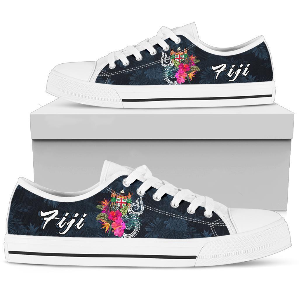 Fiji Polynesian Low Top Shoe - Tropical Flower - Polynesian Pride