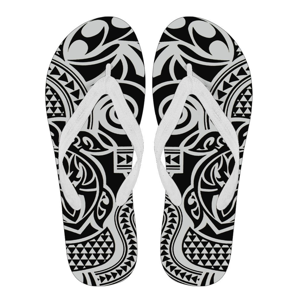 Polynesian 49 Flip Flops Women White - Polynesian Pride