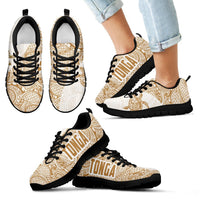 Tonga Shoes - Tonga Sneakers Polynesian Pattern 07 Kid's Sneakers - Black - 1 Black - Polynesian Pride
