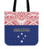 Samoa Tote Bag - Polynesian Design Tote Bag One Size Black - Polynesian Pride
