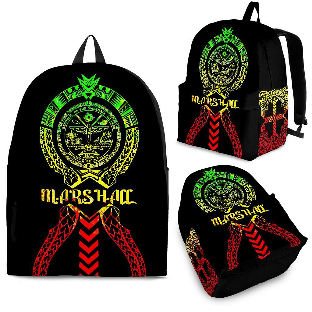 Marshall Islands Backpack - Micronesian Tribal One Style Reggae - Polynesian Pride
